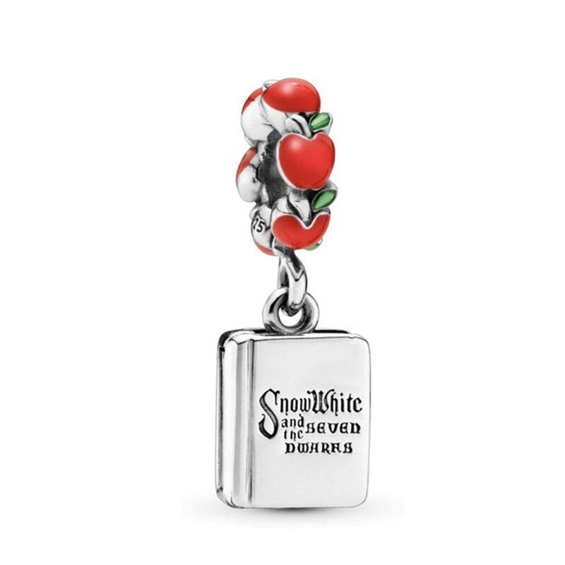 CHARM STERLING SILVER 925 ROSSO PENDENTE