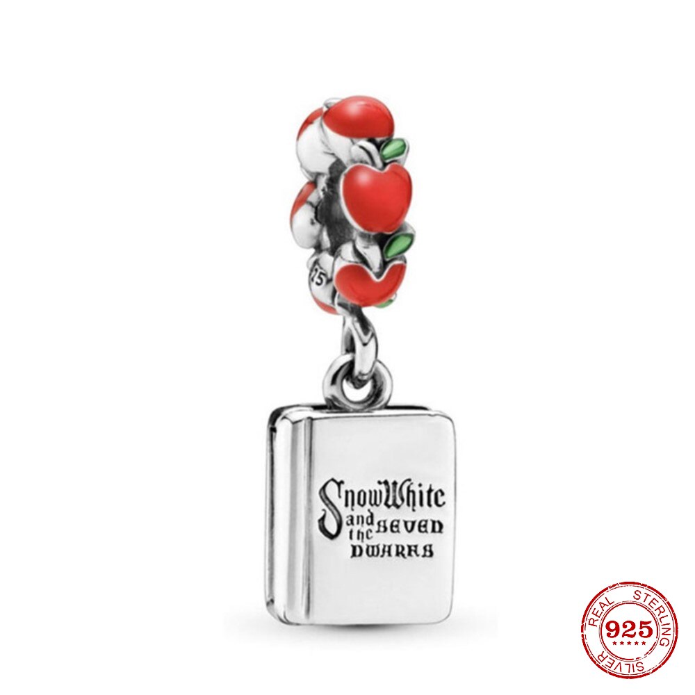 CHARM STERLING SILVER 925 ROSSO PENDENTE