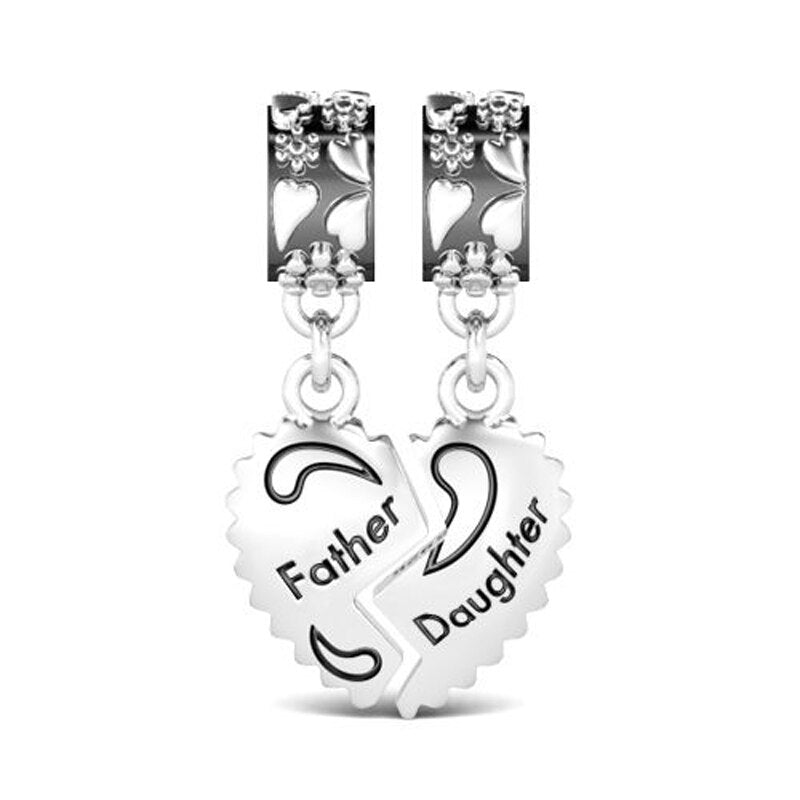 CHARM STERLING SILVER 925 PENDENTE FAMILY